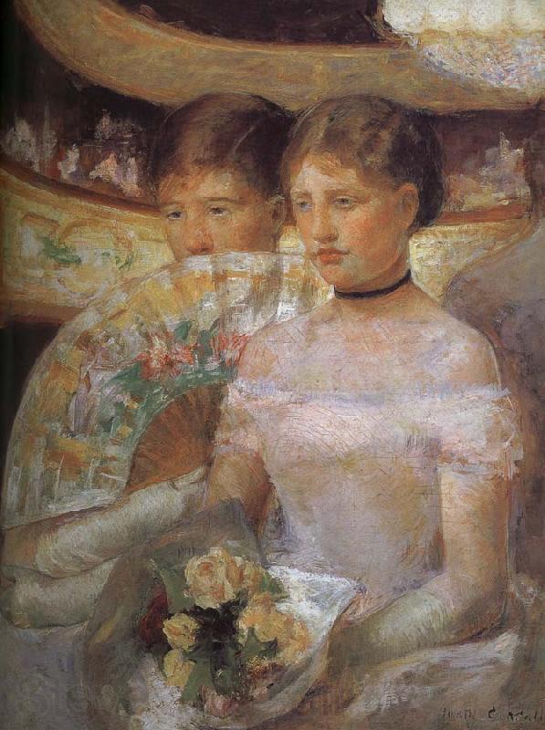 Mary Cassatt Balcony Norge oil painting art